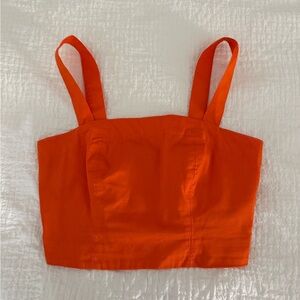 Jason Wu Orange Crop Top | XS